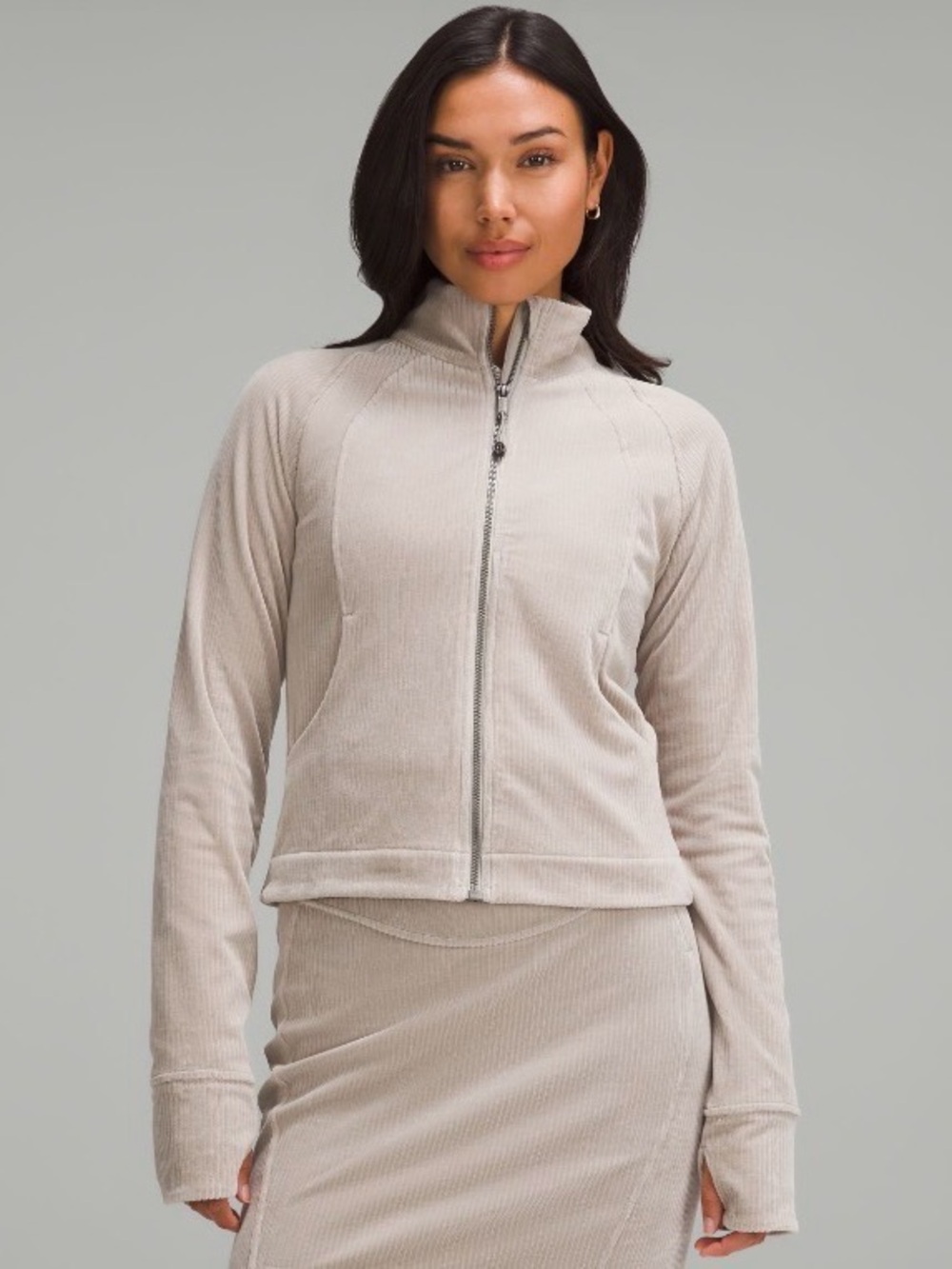 NWT Lululemon Scuba Track Jacket* Velvet Cord